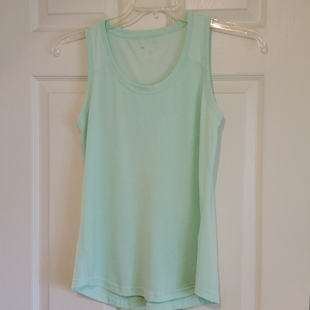 Mint green drytek workout tank